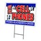 Signmission We Fix Cell Phones Yard Sign & Stake outdoor plastic coroplast window, C-1824 We Fix Cell Phones C-1824 We Fix Cell Phones - alternate 1